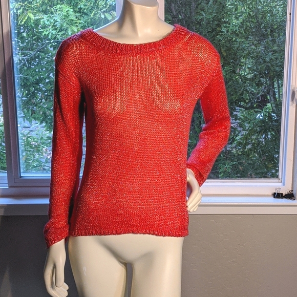 Alice + Olivia Boxy Crop Knot Sweater - Picture 2 of 5